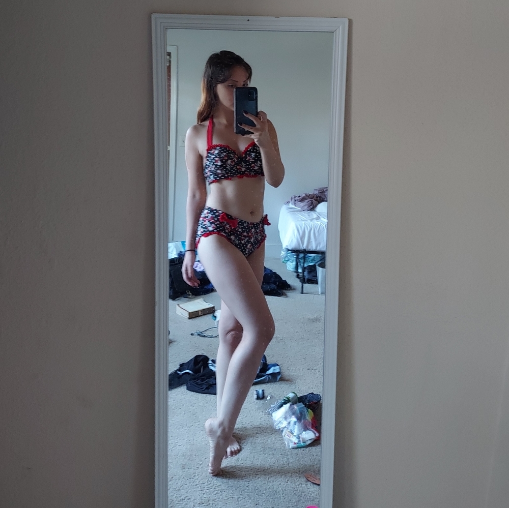 Rockabilly/punk swimsuit